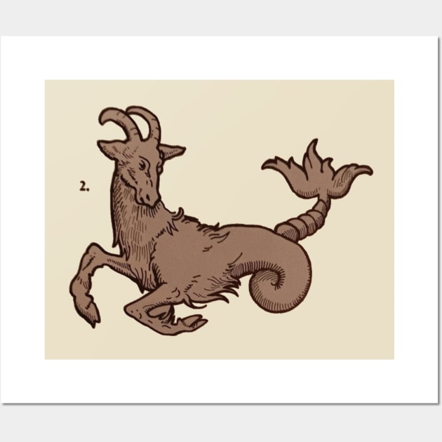 Capricorn Wall Art by goatwang